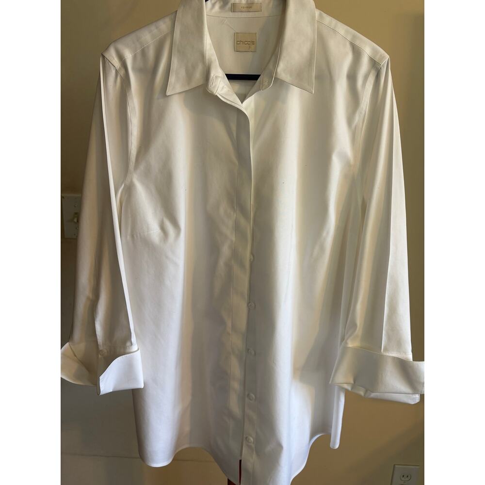 Chico’s White Collar Shirt